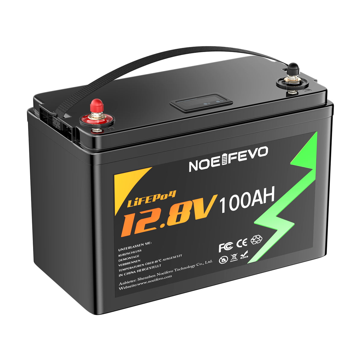 NOEIFEVO N100 12V 100AH Lithium Eisenphosphat Batterie LiFePO4