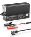 Noeifevo 29.2V 5A LiFePO4 carregador de bateria para bateria 24V 25.6V LiFePO4, XLR/IEC/XT60/Anderson 50A/M8