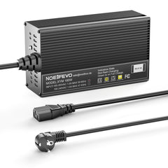 Noeifevo 58.4V 3A LiFePO4 Akku Ladegerät für 48V 51.2V 16S LiFePO4 Batterie, XLR/IEC/XT60/Anderson 50A/M8