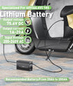 NOEIFEVO 75.6V 20A Litiumbatteriladdare för 66.6V 18S Litium-Li-Ion-Lipo-batteri, LCD-display, justerbar ström, laddare för elcykel, scooter, elektrisk motorcykel