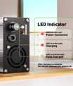 NOEIFEVO 25.2V 5A Lithium-Ladegerät für 6S 22.2V Li-Ion Lipo-Batterien,  Kühlventilator, automatischer Abschaltung（BLACK）