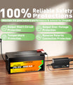 Noeifevo 29,2 V 5 A LiFePO4  Caricabatterie per batteria LiFePO4 24 V 25,6 V, XLR/IEC/XT60/Anderson 50A/M8