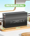 NOEIFEVO 48V 1A-20A Strøm Justerbart Batterioplader til Blysyre Batterier, AGM, Gel, Golfvogn Batterioplader, LED-Display