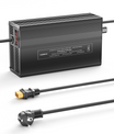 NOEIFEVO 113,4V 1A-12A Lithium-batterilader til 99,9V (96V) 27S Lithium-Li-Ion-Lipo-batteri, LCD-skærm, justerbar strøm