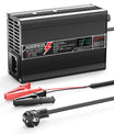 NOEIFEVO 58.8V 3A Carregador de Lítio para Baterias Li-Ion Lipo de 14S 51.8V, Ventilador de Resfriamento, Desligamento Automático (PRETO)