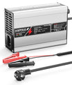 NOEIFEVO 54.6V 2A 2.5A 3A Lithium-lader til 13S 48.1V Li-Ion Lipo-batterier, med køleventilator, automatisk slukning