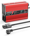 NOEIFEVO 58.8V 3A Lithium-Ladegerät für 14S 51.8V Li-Ion Lipo-Batterien, Kühlventilator, automatischer Abschaltung(RED)