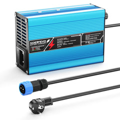 NOEIFEVO 73V4A LiFePO4 Batterieladegerät für 64V 20S Batterie, automatische Abschaltung, E-Bike-Roller, elektrisches Motorrad, mit Lüfter