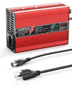 NOEIFEVO 41.4V-44.1V 2A 3A 3.5A 4A  Blei-Säure-Batterieladegerät für 36V Blei-Säure Batterie, Kühlventilator, automatischer Abschaltung(RED)