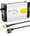 Cargador de batería de plomo-ácido NOEIFEVO 13.8V-14.7V 20A para batería de plomo-ácido de 12V, con ventilador de refrigeración y apagado automático.