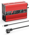 NOEIFEVO 58.8V 3A Lithium-Ladegerät für 14S 51.8V Li-Ion Lipo-Batterien, Kühlventilator, automatischer Abschaltung(RED)