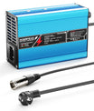 NOEIFEVO 42V 6A Lithium-Batterieladegerät für 37V 10S Batterie, automatische Abschaltung, Aluminiumgehäuse, mit Lüfter