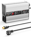 NOEIFEVO 41.4V-44.1V 2A 3A 3.5A 4A  Blei-Säure-Batterieladegerät für 36V Blei-Säure Batterie, Kühlventilator, automatischer Abschaltung