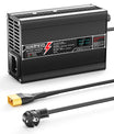 NOEIFEVO 16.8V 10A Lithium-Ladegerät für 4S 14.8V Li-Ion Lipo-Batterien, Kühlventilator, automatischer Abschaltung（BLACK）