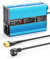 NOEIFEVO 13.8V-14.7V 8A  Blei-Säure-Batterieladegerät für 12V Blei-Säure Batterie,  Kühlventilator, automatischer Abschaltung（BLUE）