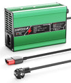 Carregador de Bateria de Chumbo-Ácido NOEIFEVO 13.8V-14.7V 8A para Bateria de Chumbo-Ácido 12V, com Ventilador de Resfriamento, Desligamento Automático (VERDE)