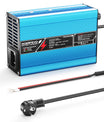 NOEIFEVO 27.6V-29.4V 5A Olovené akumulátorové nabíjačky pre 24V olovené akumulátory, chladiaci ventilátor, automatické vypnutie (BLUE)