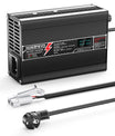 NOEIFEVO 21V 2A 3A 4A 5A Lithium-Ladegerät für 5S 18.5V Li-Ion Lipo-Batterien,  Kühlventilator, automatischer Abschaltung（BLACK）