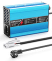 NOEIFEVO 29.2V 5A LiFePO4 Batterie-Ladegerät für 8S 24V 25.6V LiFePO4 Batterie,Kühlventilator, automatischer Abschaltung（BLUE）