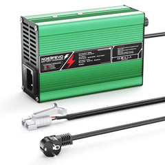 NOEIFEVO 29.4V 5A Lithium-Ladegerät für 7S 25.9V Li-Ion Lipo-Batterien, Kühlventilator, automatischer Abschaltung(GREEN)