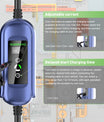 Noeifevo 11KW Mobile EV Wallbox, Autobatterie Ladegerät für alle Fahrzeuge des Typs 2 , 5M/10M/15M, CEE16A