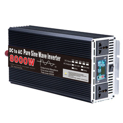 Potenza portatile 3000W 4000W 5000W 6000W 8000W Pure Sine Wave Inverter DC 24V a AC 110V 220V Tensione Converter Car Solar Inverter