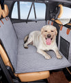 NOEIFEVO CA17 manta para perros para el asiento trasero del coche con ventana de malla y superficie lavable, base dura, funda de asiento de coche para perros, apta para la mayoría de coches, SUV y camiones