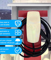 NOEIFEVO Caricabatterie EV Wallbox Copertura antipioggia per stazione di ricarica per auto elettrica Copertura in acciaio inossidabile Resistente alle intemperie (40 x 30 x 39 cm)