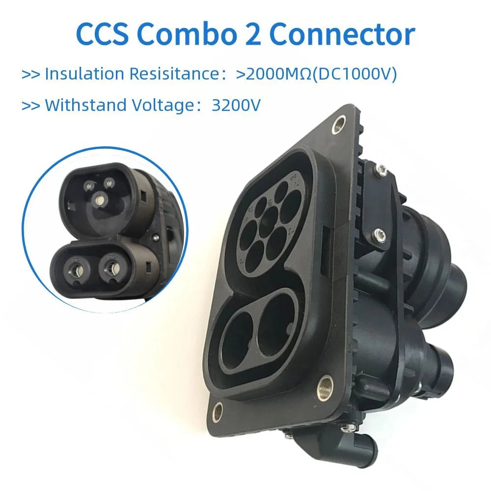 CCS2 Combo EV-stik til EVSE elbil, 80A/125A/150A/200A CCS2-stik