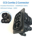 CCS2 Combo EV zásuvka pre elektromobil EVSE, 80A/125A/150A/200A zásuvka CCS2