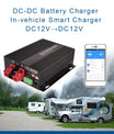 NOEIFEVO 12V 60A DC-DC Batterioplader Booster til RV, camper og båd, til LiFePO4 Lithium Bly AGM GEL batterier, understøtter Bluetooth